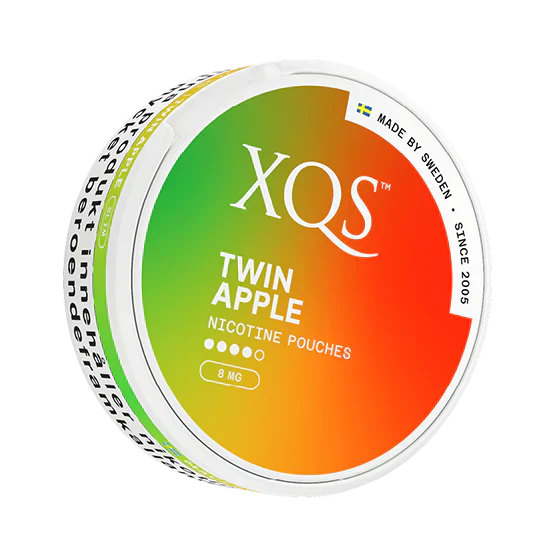 XQS Twin Apple Slim Strong Nicotine Pouches