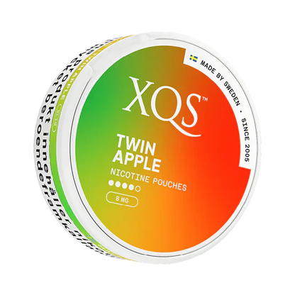 XQS Twin Apple Slim Strong Nicotine Pouches