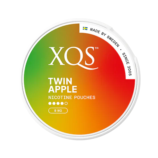 XQS Twin Apple Slim Strong Nicotine Pouches
