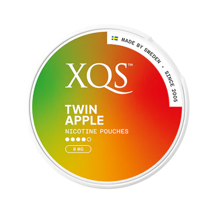 XQS Twin Apple Slim Strong Nicotine Pouches