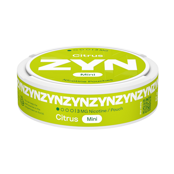 ZYN Citrus Mini 3mg (imported from Sweden)